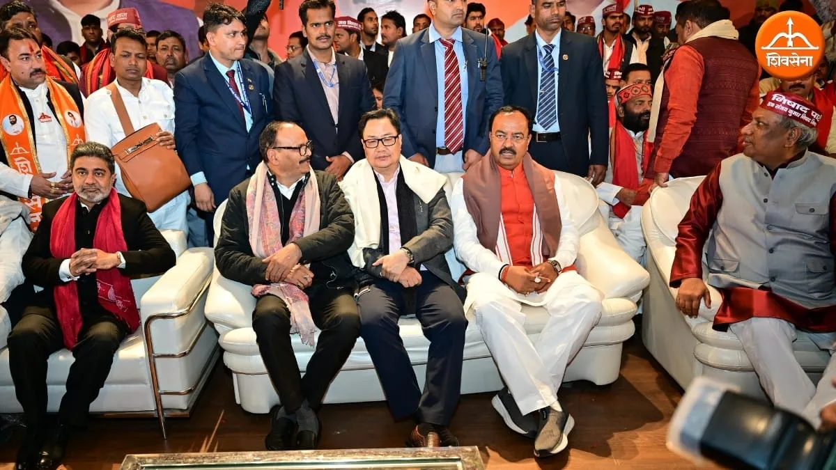 डॉ. अभिषेक वर्मा ने लखनऊ, उत्तर प्रदेश में निषाद पार्टी के 13वें संकल्प दिवस सम्मेलन में भाग लिया