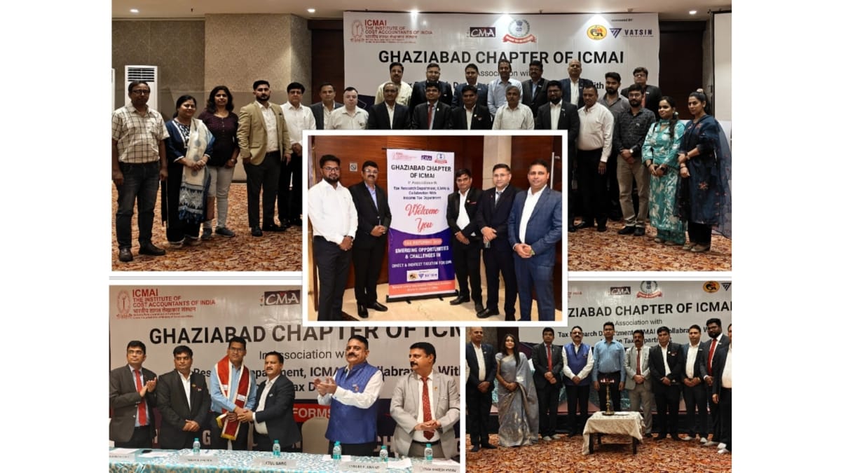 आईसीएमएआई गाजियाबाद चैप्टर द्वारा “टैक्स रिफॉर्म्स 2026” सेमिनार का सफल आयोजन